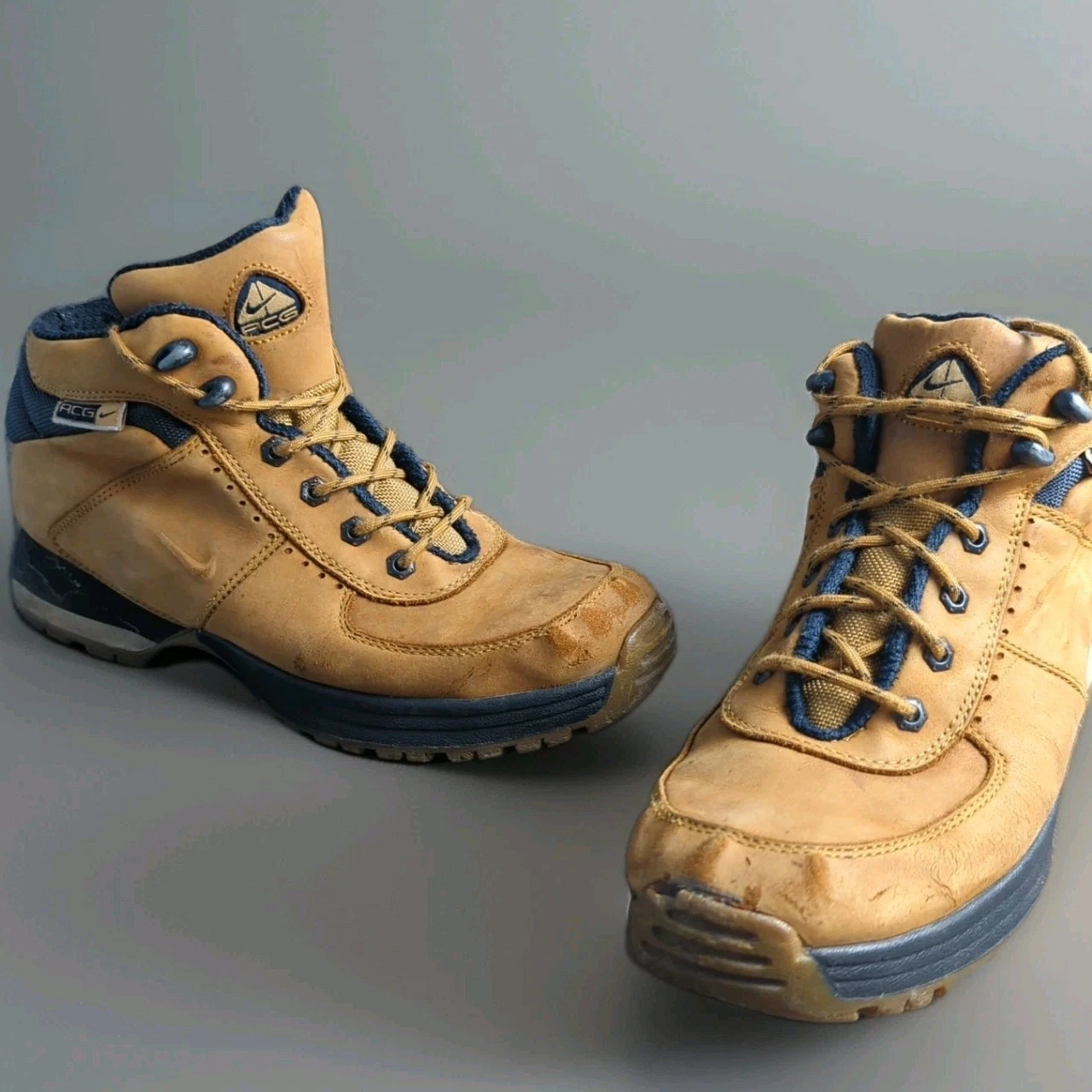 Nike ACG Leather Ankle Hiking Boots Men's 9 Tan Lace Up Rugged Camping Sport
Opens in a new window o