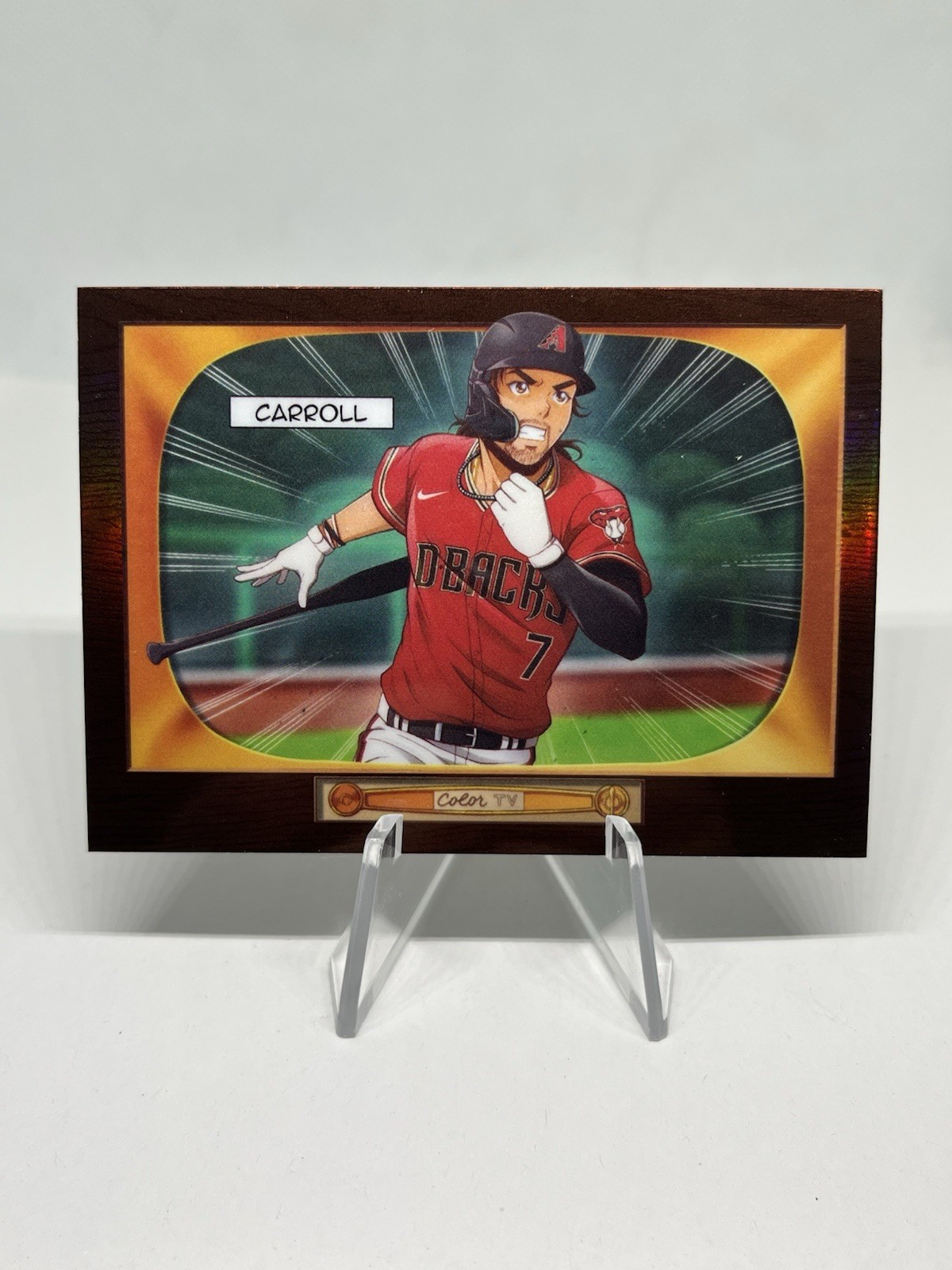 2024 Bowman #BA-10 Corbin Carroll 1955 Bowman Anime Diamondbacks Case Hit
