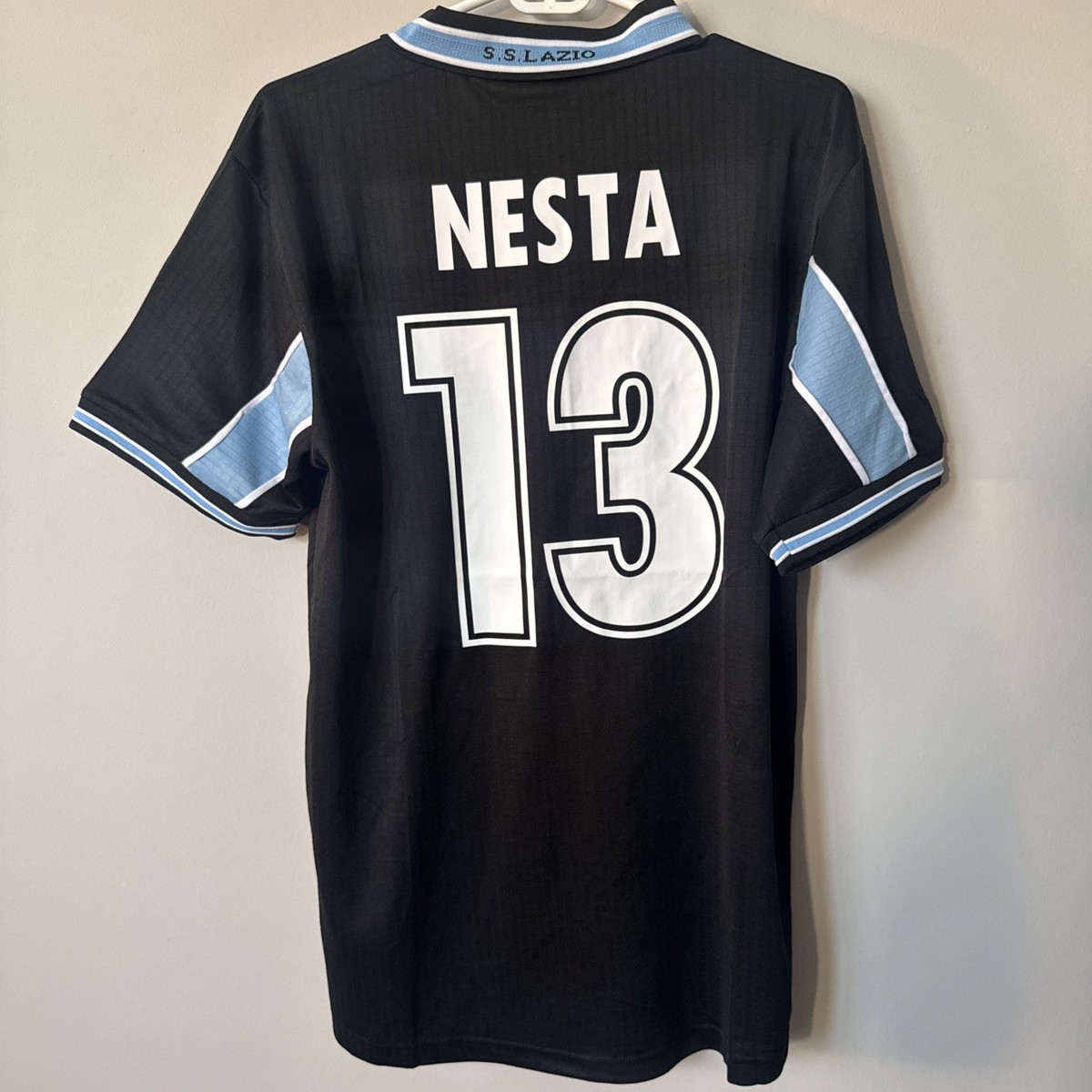 Lazio Home Jersey 98-00 Nesta Size L | eBay