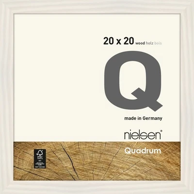Holz-Wechselrahmen Quadrum 20x20 cm weiß - Bild 1 von 4