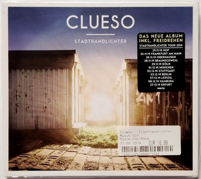 Clueso - Stadtrandlichter (2014) NEU, CD, 17 Songs, Deutsch-Pop, Album