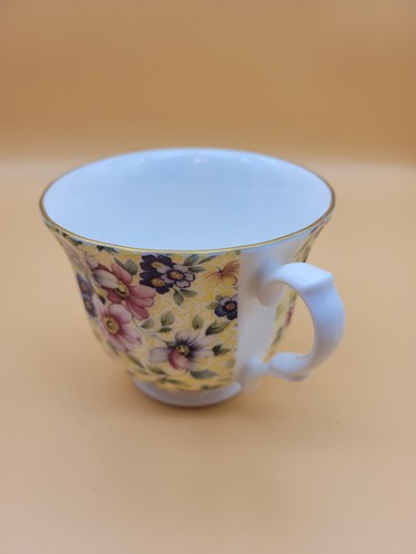 Tazza da tè e piattino Crown Trent China Limited Chintz Fine Bone China England - Foto 8 di 17