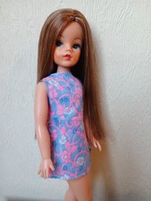 1970's Pedigree Trendy Sindy Doll Rerooted OOAK in Sindy Dress and Shoes