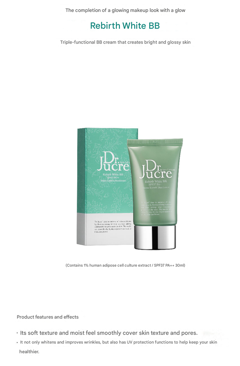 Dr. Jucre Rebirth White BB Cream SPF37 PA++ 30 mL (1.01 fl oz) | eBay