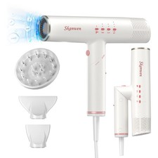 Hair Dryer, Professional Ionic Blow Dryer with 110,000 RPM Brushless Motor fo...