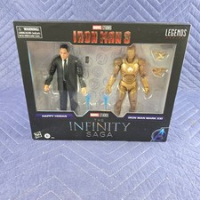 Hasbro Marvel Legends Infinity Saga Series Iron Man 3 Happy Hogan Iron Man Set