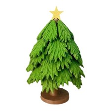 Festival Table Top Accessory PETG Christmas Tree Shape Coaster Arrangement