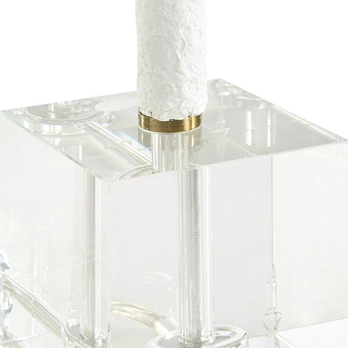 Uttermost Helena Slender White Table Lamp - 36"H, Shade 10"H x 14"Dia - Picture 7 of 7