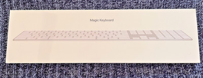 New Apple Magic Keyboard White MQ052LL/A - Model A1843 Brand new - Sealed