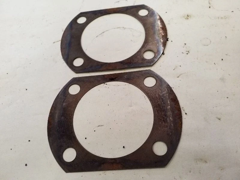 Placas de cuñas interiores del rotor de freno trasero | Se adapta a Jaguar XJ6 XJS 1986-1993 Foto 4 de 4