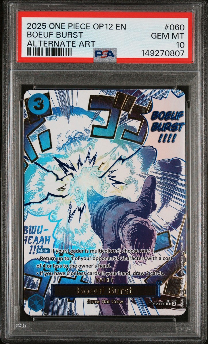 2025 ONE PIECE OP12-LEGACY OF THE MASTER ALTERNATE ART #060 BOEUF