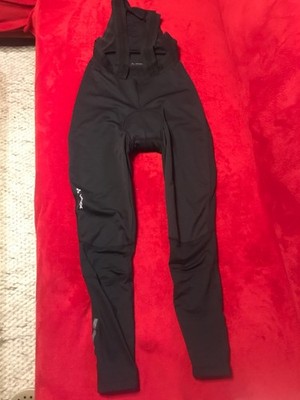 VAUDE Mens Kuro warm Bib Tights Radhose Gr. 50 Sitzpolster Träger Radhose Winter