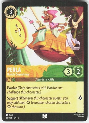 Perla Nimble Seamstress 32/204 Archazia's Island Disney Lorcana