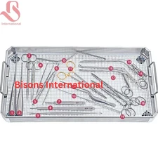 Neurosurgery instruments set of 19 pcs comprehensive solution