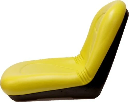 John Deere Lawn Mower Seat Yellow LT133 LT150 LT155 LT160 LT166 LT170 LT180 - Image 3 of 4