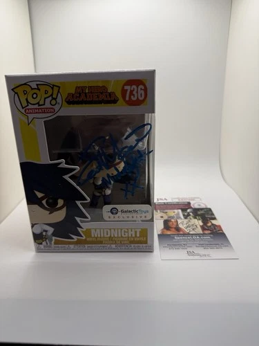 SIGNED ELIZABETH MAXWELL Funko Pop! Vinyl: My Hero Academia - Midnight COA