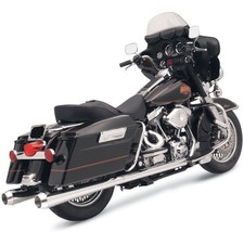 Bassani 4 in. Megaphone Slip-On Mufflers w/2 in. I.D.-FLH-517