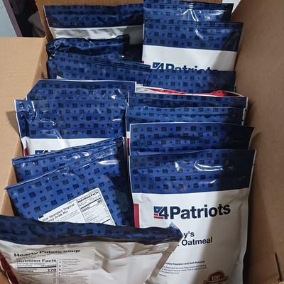 4PATRIOTS 20 MRE/Survival Food  (List in description)