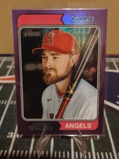 2023 Heritage Base Chrome Hot Box Purple Refractor #368 Jared Walsh Angels