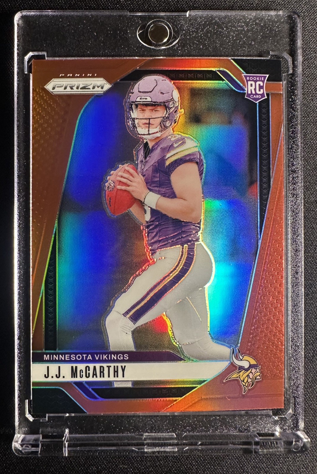 2024 Panini Prizm - Rookies J.J. McCarthy #400 Retail Red SSP (RC)