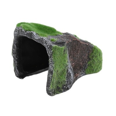 Reptile Hideout Cave Resin Tortoise Cave Basking Platform Aquarium Decor For