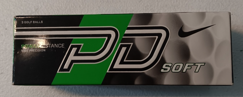 Nike Precision Power Distance PD Soft Golf Balls Swoosh New in Box 3 Balls.DEAL - Picture 1 of 6