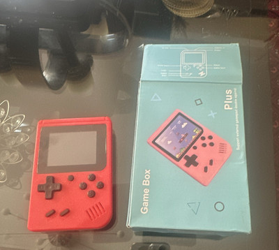 Game Box Game Box Plus Handheld-System Spielkonsole Rot mit OVP