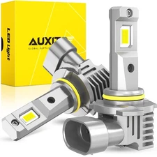 AUXITO 9006 LED Headlight Bulbs Conversion Kit Low Beam Super White Lights M6