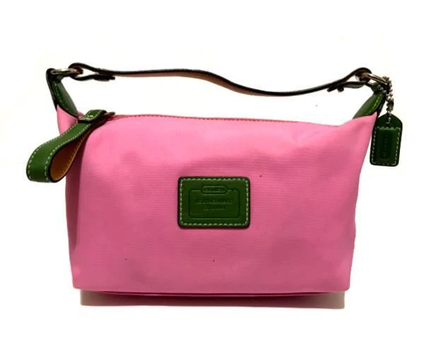 COACH Pink Leather Shoulder Bag/ purse J045-5052 | Purses and bags, Pink  leather, Leather shoulder bag