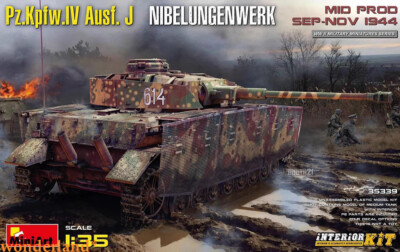 MINIART 35339 1/35 Scale Pz.Kpfw.Iv Ausf.J Nibelungenwerk.Mid Prod.Sep-Nov 1944