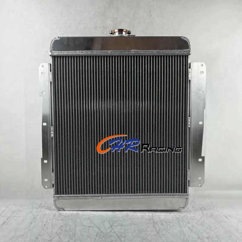 Radiador de aluminio de 3 filas para Chevrolet Impala 1958/Bel Air/Motor V8 Biscayne Foto 3 de 4