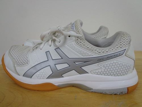 Asics Gel-Rocket (B756Y) sportliche Damenschuhe Farbe weiß Größe 7,5 - Bild 3 von 24