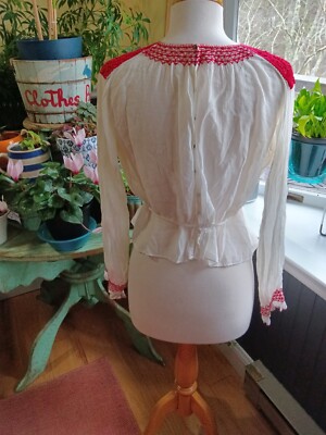 トップス 1920's antique Rumania embroidery tunic 1920's antique Rumania embroidery tunic