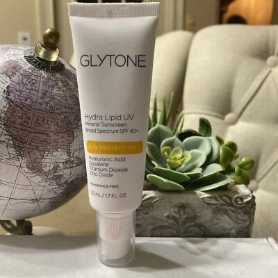 Glytone Hydra Lipid UV~Mineral Sunscreen~SPF 40+~50ml ~Exp. 03/25~ B1 B
