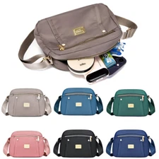 Waterproof Womens Cross Body Bag Ladies Handbag Shoulder Bag Purse Travel Sports