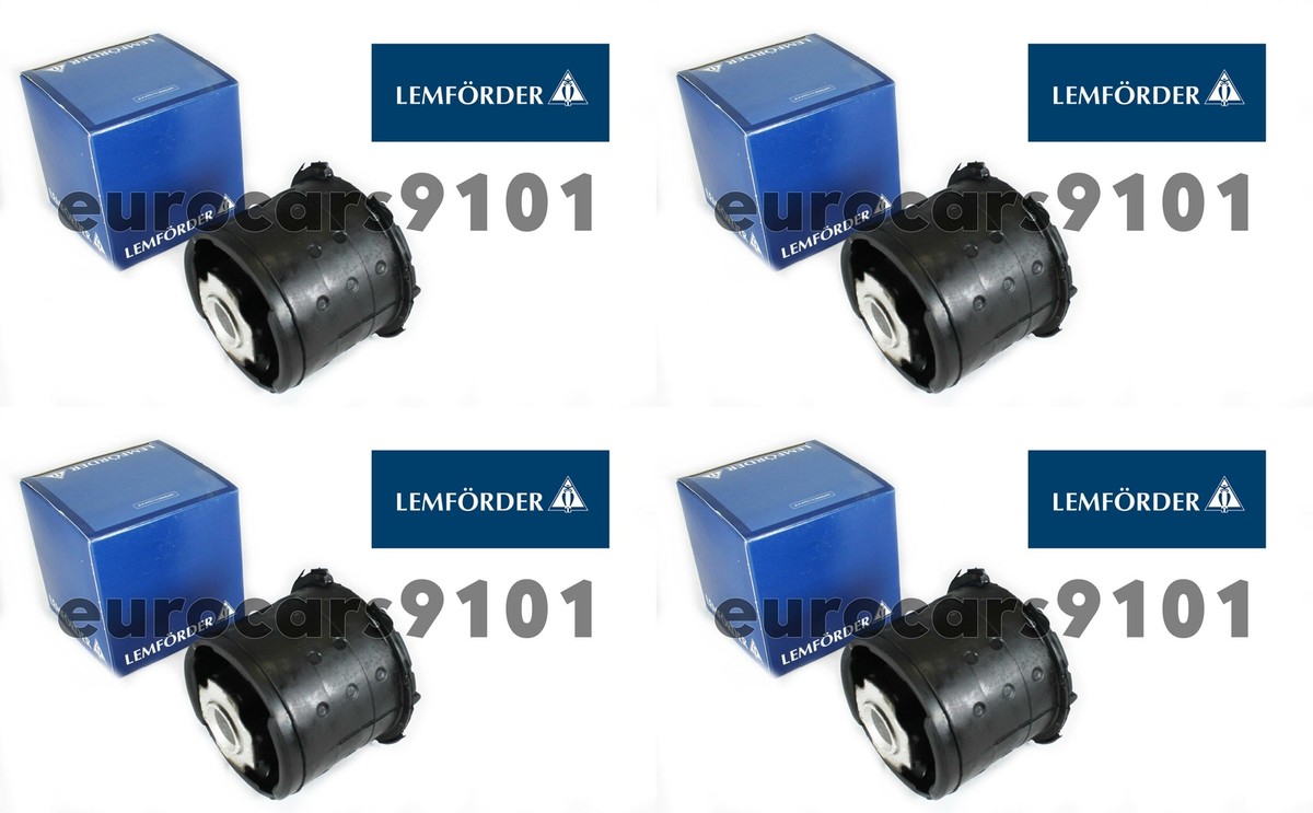 New! BMW X5 Lemforder Rear Suspension Subframe Mount Set (4