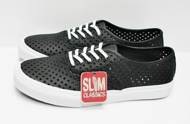 vans authentic slim black