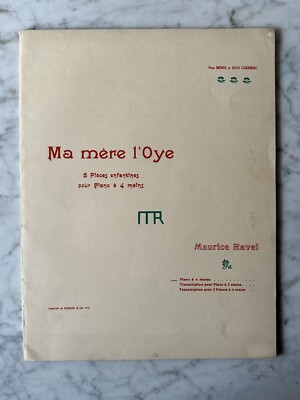 Maurice Ravel: Ma mère l'Oye, 5 Pieces enfantines pour Piano à 4 mains, Durand