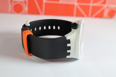 New Limited Swatch Bioceramic Orack Quartz Orange Skeleton  display picture 1