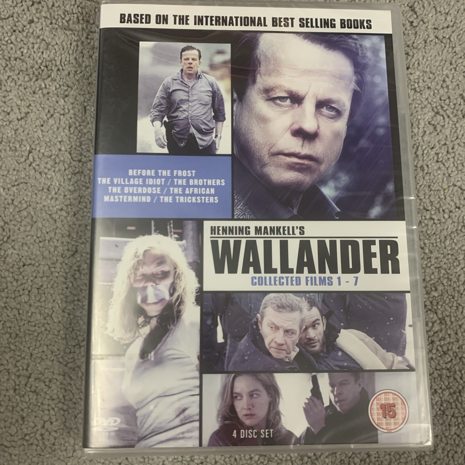 Wallander: Collected Films 1-7 [DVD] [2005] New Sealed