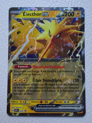 Card Collection – Électhor Ex SVP049 Double Rare (RR) – Carte Pokémon Neuve – Écarlate & Violet