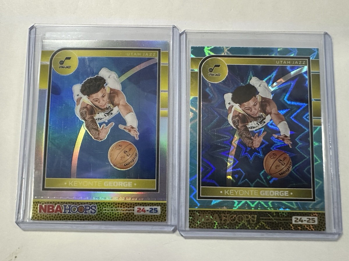 2024-25 NBA Hoops Keyonte George #50 Opti Chrome Holo Prizm SP +