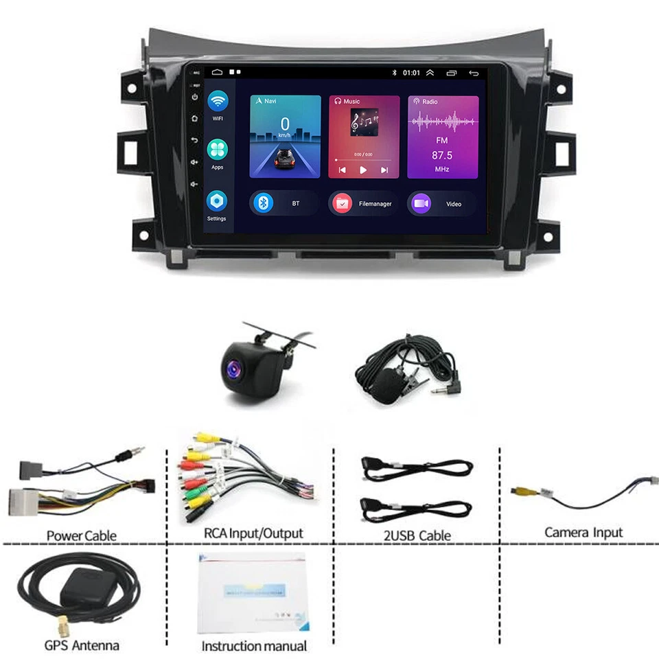 For Nissan NAVARA NP300 2016-2019 Android 13 Apple Carplay Car Stereo Radio GPS - Image 4 of 4