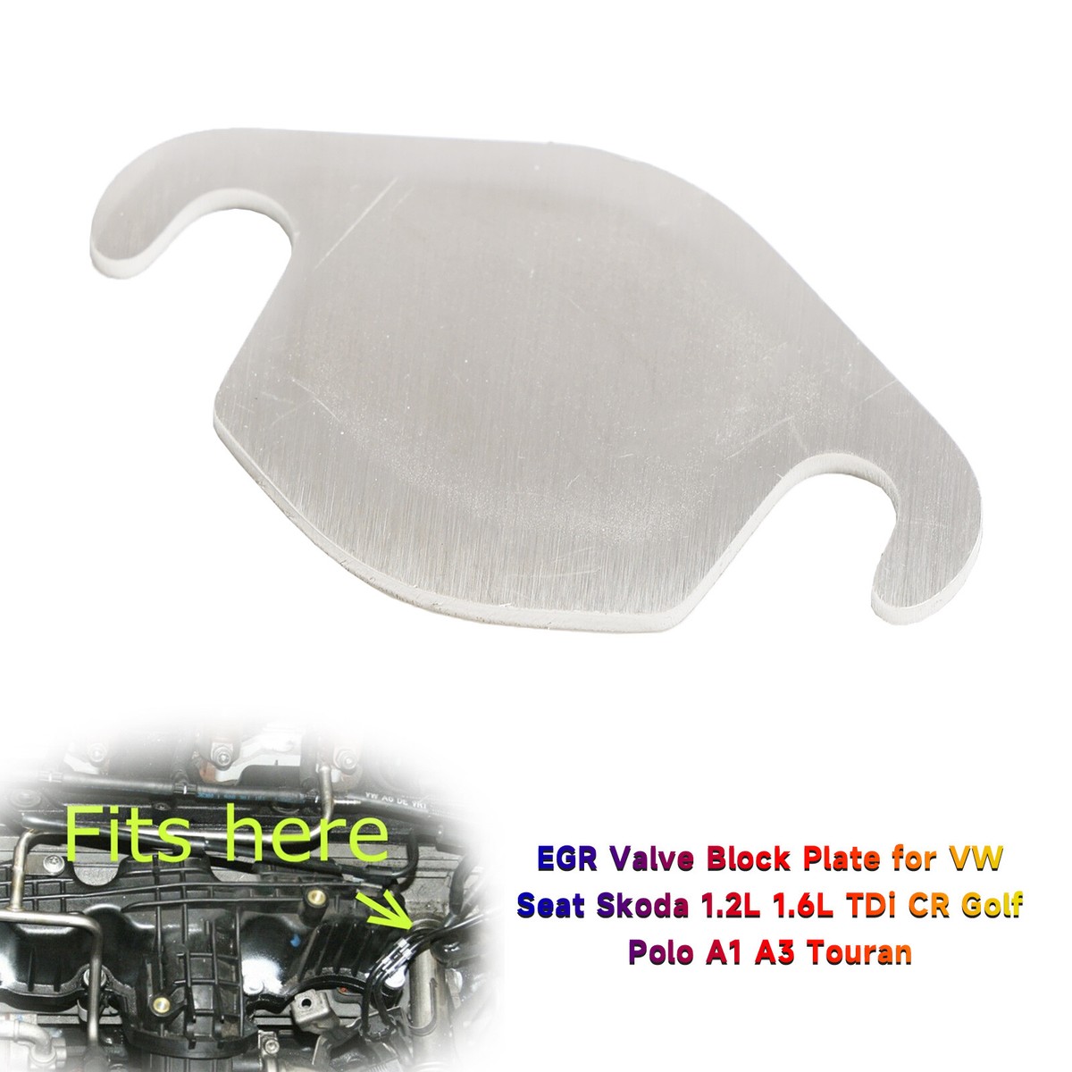 EGR Valve Deleted Plate for VW Seat Skoda TDi CR Golf