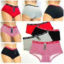 6-12 Boyshorts Sports Yoga Panties Undies BOYKINI 95 COTTON UNDERWEAR 8473 S-XL