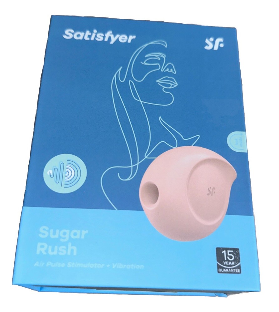 Satisfyer Sugar Rush Pink  Rechargeable Air Pulse Stimulator + Vibrator