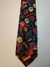 NFL Football Teams Logos 1994 Ralph Marlin Brand Adult Tie 58