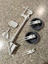 IDEAL Anzio Invader landing craft ship Antenna Radar Guns Raft Anchor Combo Set