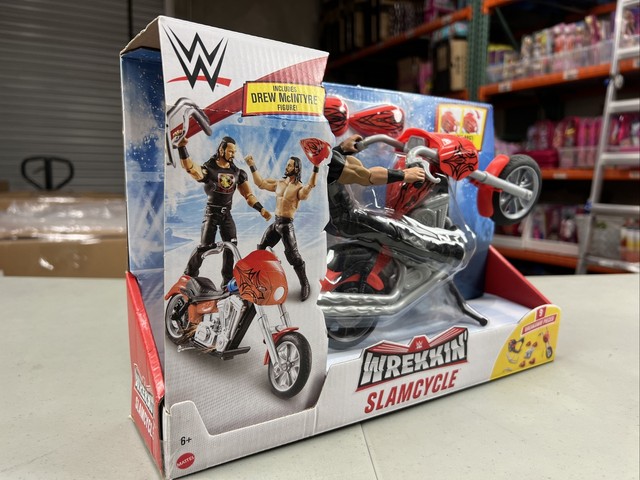 WWE Wrekkin Slamcycle Vehicle With Drew McIntyre Action Figure For Sale 