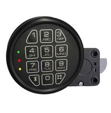 Gun Safe Lock Replacement Black Keypad Electronic Safe Lock With Swing Bolt
